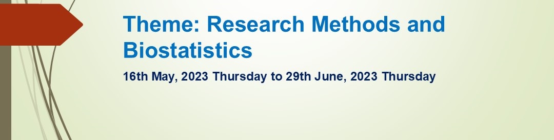 Theme: Research Methods and Biostatistics 